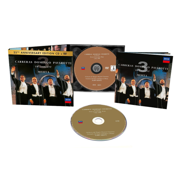 

The Three Tenors Carreras, Domingo, Pavarotti In Concert (CD+DVD)