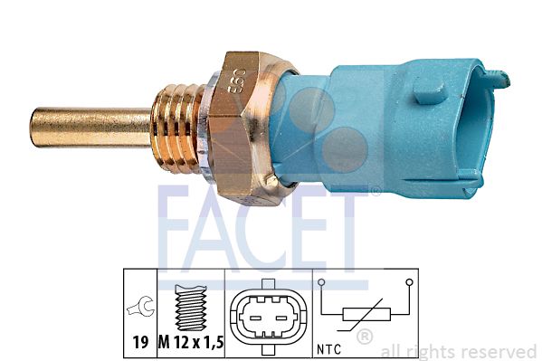 Датчик, температура масла FACET 7.3239