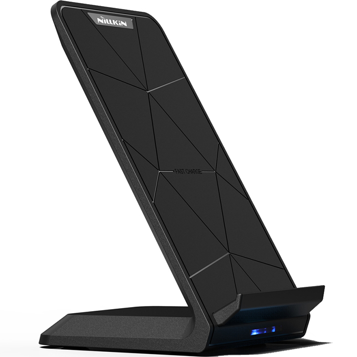 фото Беспроводное зарядное устройство nillkin fast wireless charging stand, 10 w, black