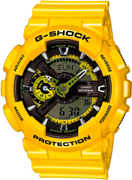 фото Японские наручные часы casio g-shock ga-110nm-9a с хронографом