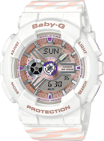 фото Наручные часы кварцевые женские casio baby-g ba-110ch-7a