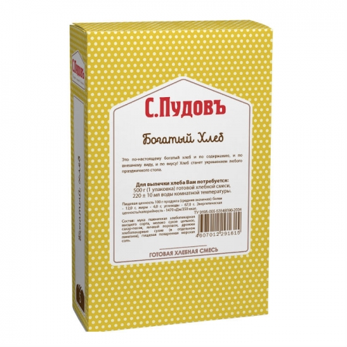 

Хлебная смесь богатый хлеб 500 г