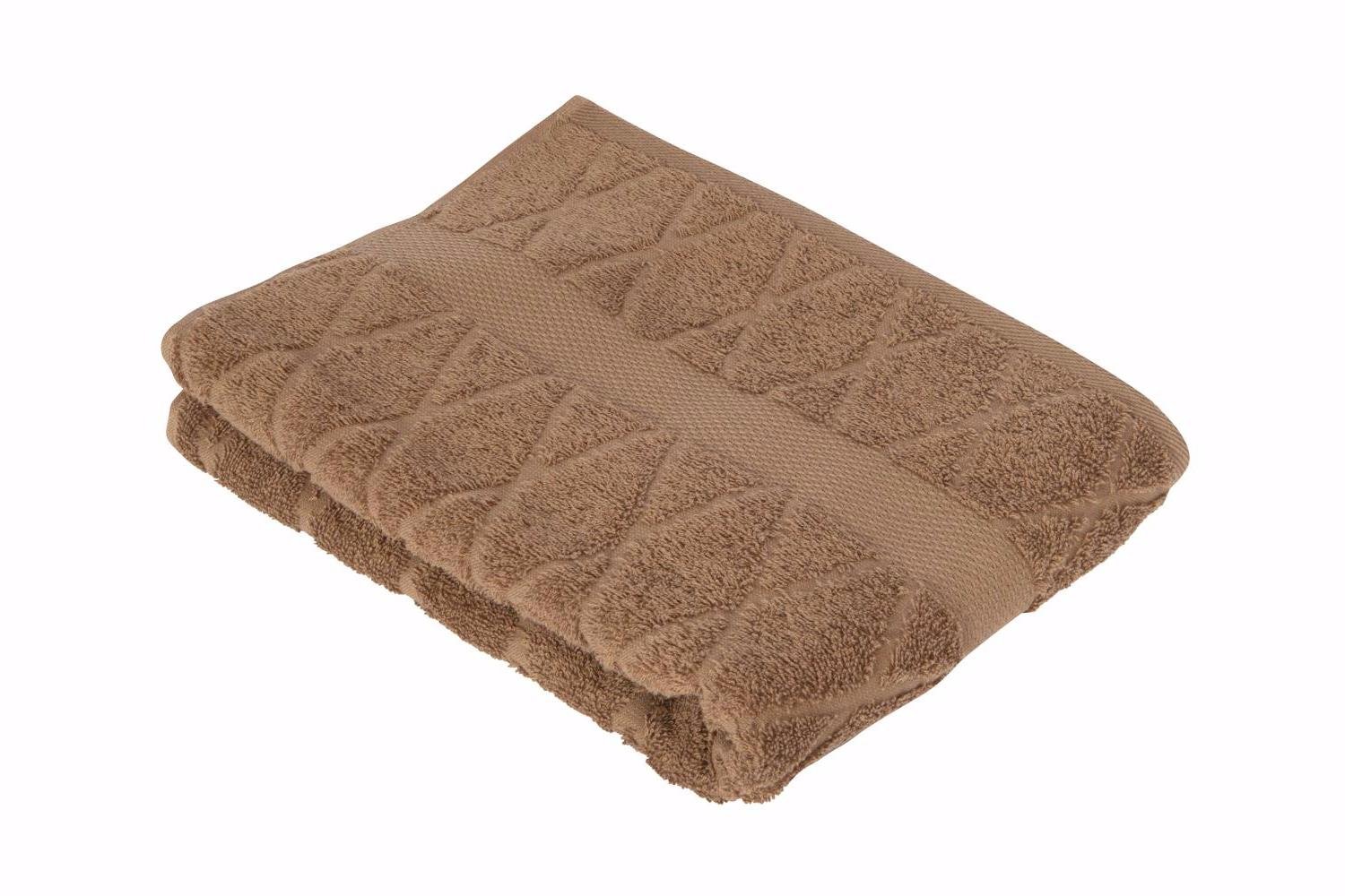 фото Банное полотенце mikasa rombo коричневый