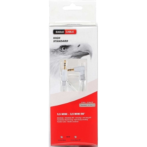 фото Аудио кабель eagle cable high standard mini(m)-mini90(m) 0,8 м