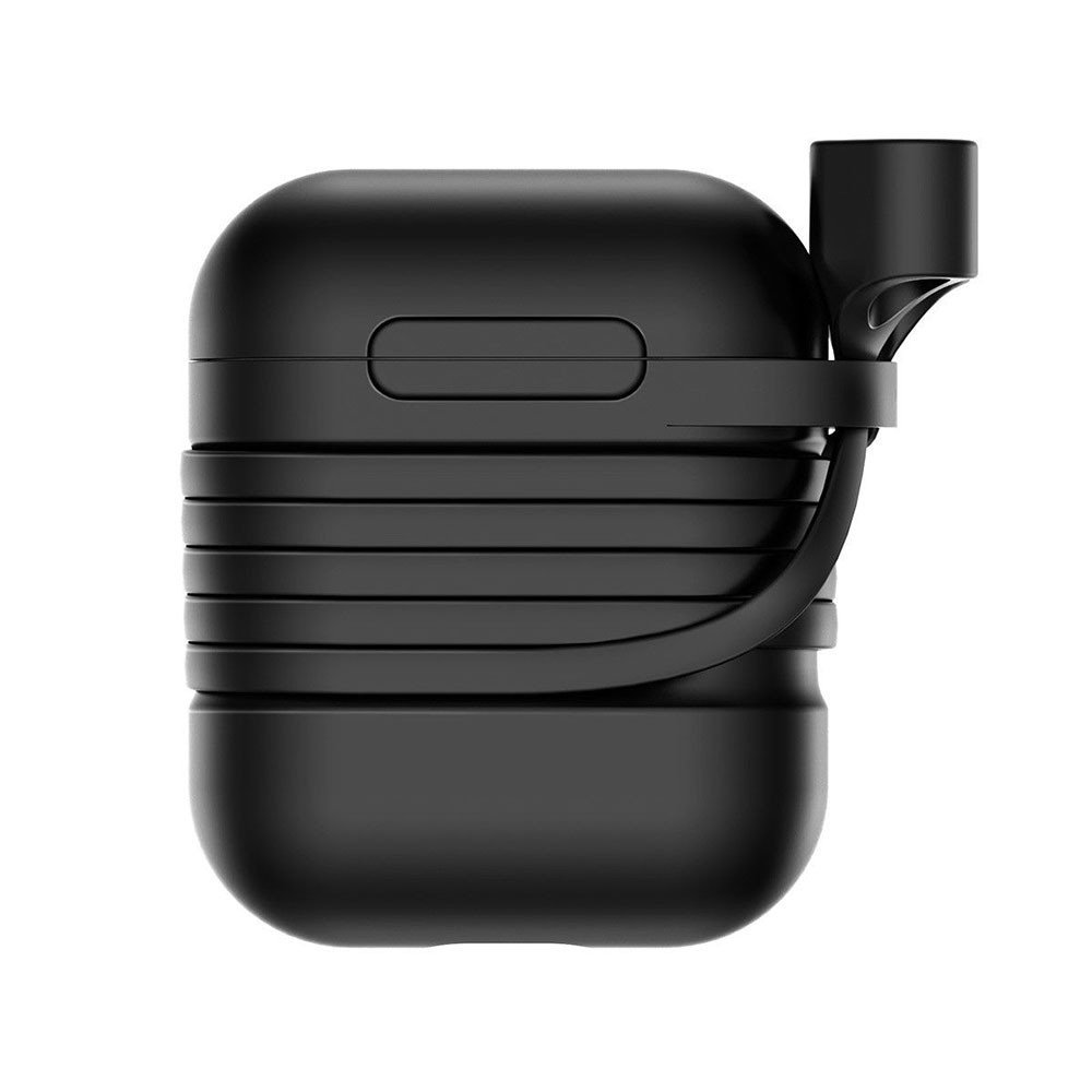 фото Чехол baseus silicone для airpods black