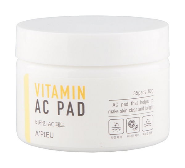 фото Пилинг для лица a'pieu vitamin ac pad 80 г