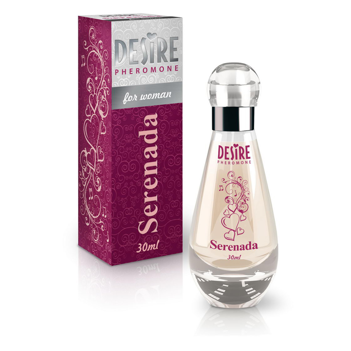 

Женские духи-спрей с феромонами Роспарфюм Desire Serenada De Luxe Platinum 30 мл