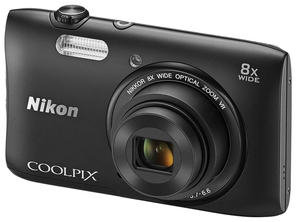 

Фотоаппарат цифровой компактный Nikon Coolpix S3600 Black, Coolpix S3600