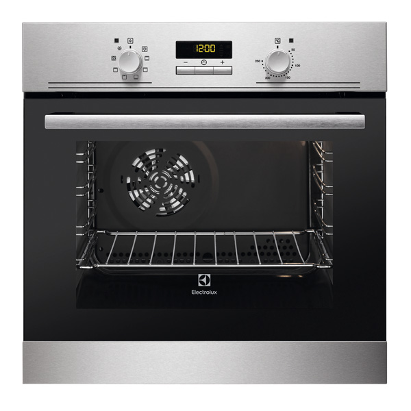 фото Встраиваемый электрический духовой шкаф electrolux opea4300x silver/black