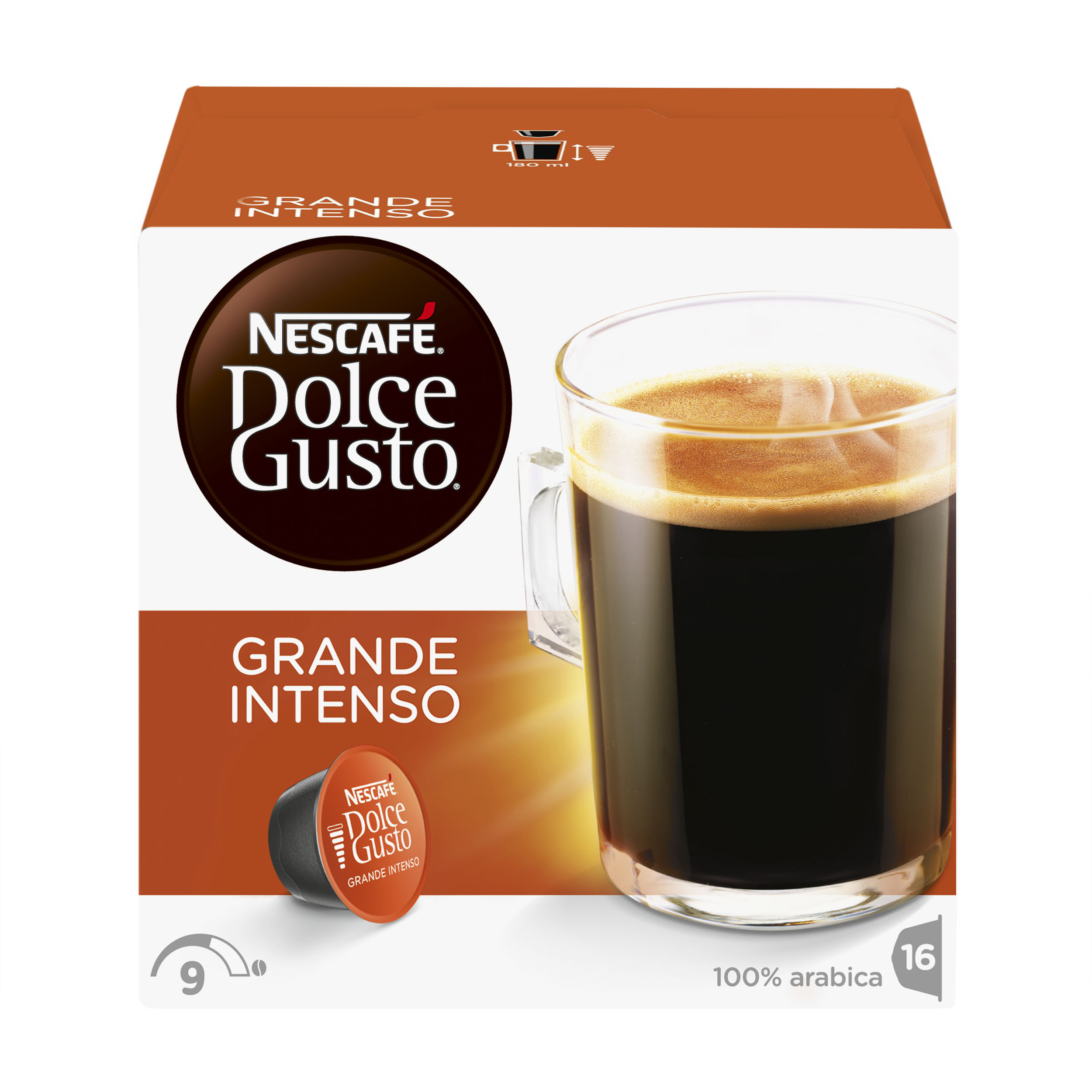 Кофе в капсулах Nescafe Dolce Gusto grande intenso 16 капсул