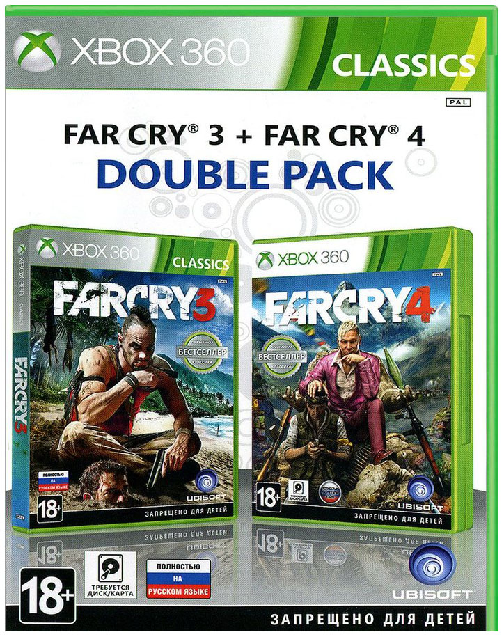 фото Игра far cry 3 / far cry 4 для xbox 360 ubisoft