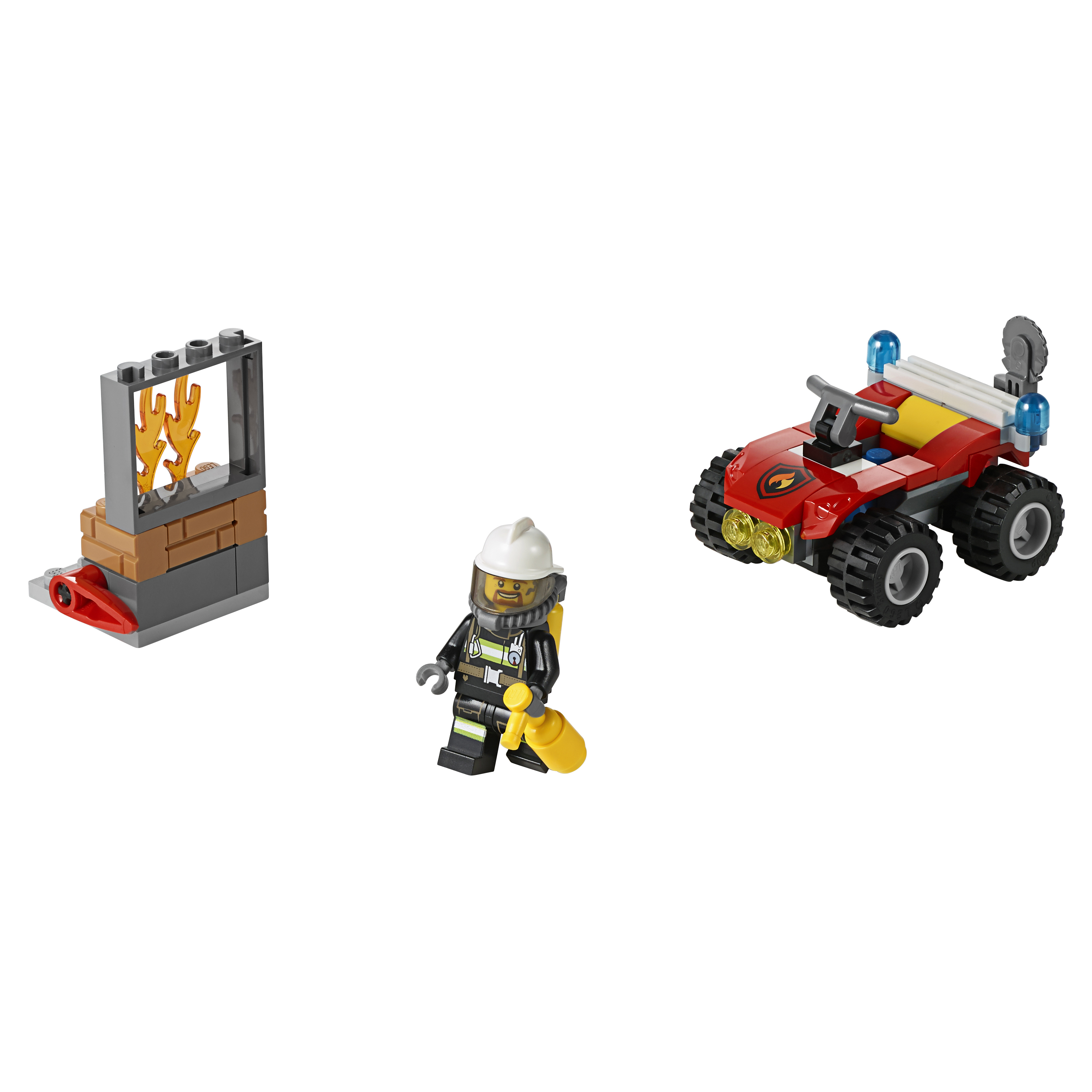 Конструктор LEGO City Fire Пожарный квадроцикл (60105) конструктор lego city fire пожарный квадроцикл 60105