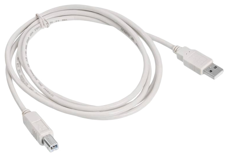 фото Кабель buro usb a-usb b, m-m 1,8м grey