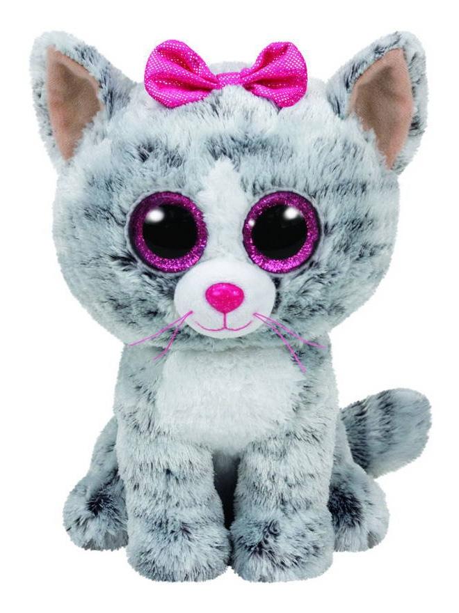 фото Мягкая игрушка ty beanie boos котенок kiki 25 см