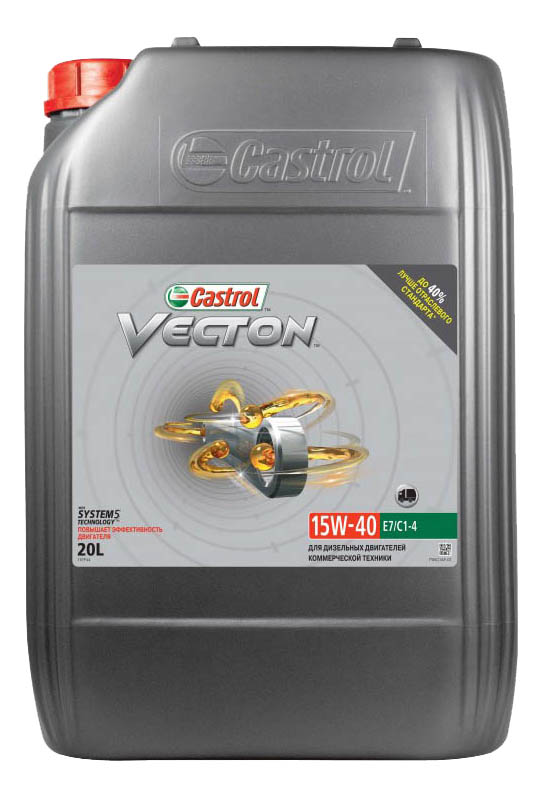 фото Моторное масло castrol vecton 15w-40 20л