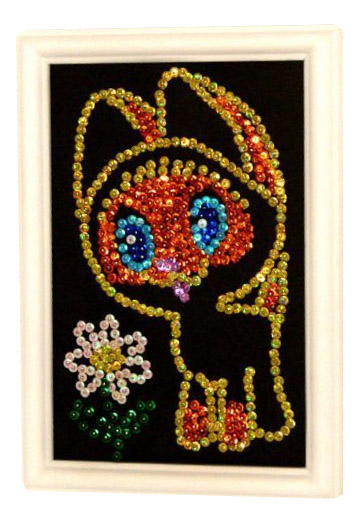 

Мозаика из пайеток Волшебная мастерская котенок, Котенок