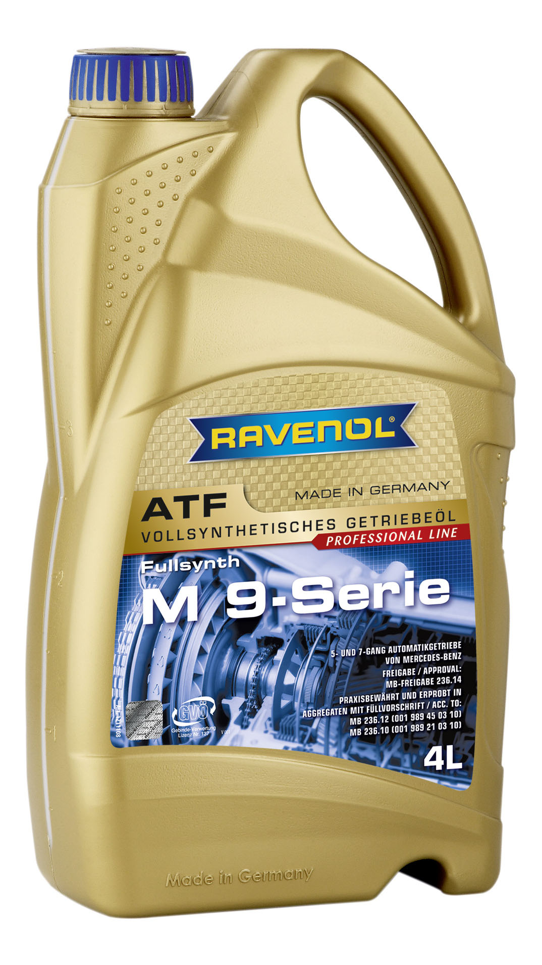 фото Трансмиссионное масло ravenol atf m 9-serie 4л 1211108-004-01-999