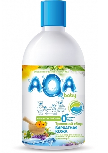 

Травяной сбор AQA BABY для купания "Бархатная кожа" 300 мл (9441), Бархатная кожа