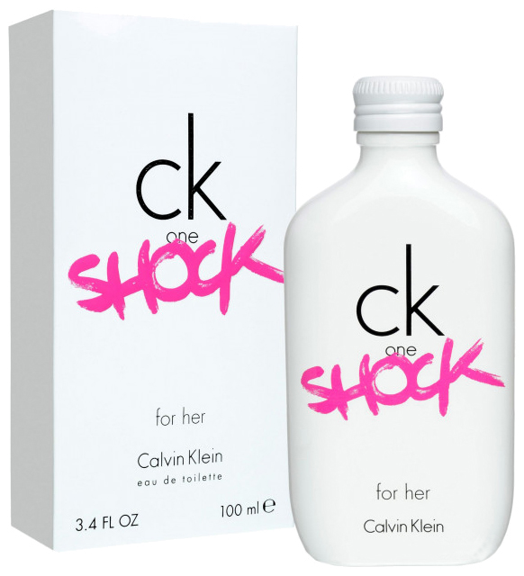 Туалетная вода CALVIN KLEIN One Shock For Her, 100 мл vegan love studio туалетная вода женская sweet fruit личи пирожное айва белый шоколад 100 0