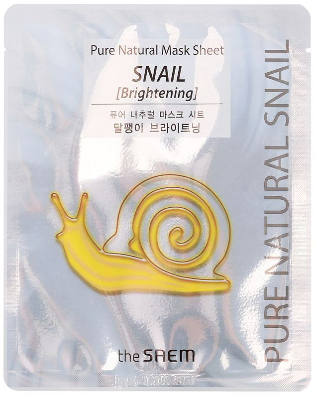 Купить Маска для лица the SAEM Pure Natural Mask Sheet Snail Brightening 20 мл