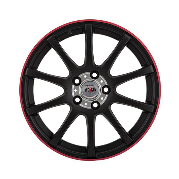 

Колесный диск ALCASTA M17 R17 7J PCD5x105 ET42 D56.6 (9110706), Красный;черный, m17