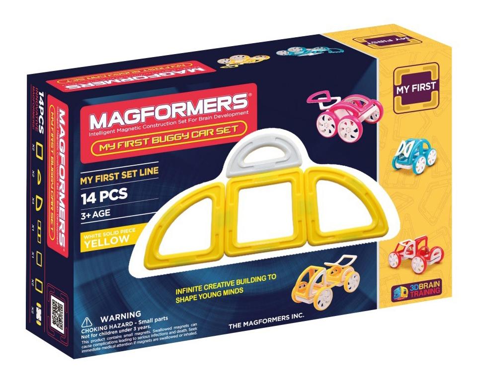 фото Конструктор магнитный magformers my first buggy yellow