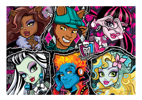 

Пазл Trefl monster high 160 деталей, школа монстров