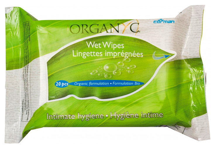 

Средство для интимной гигиены Organyc Intimate hygiene wet wipes 20 шт