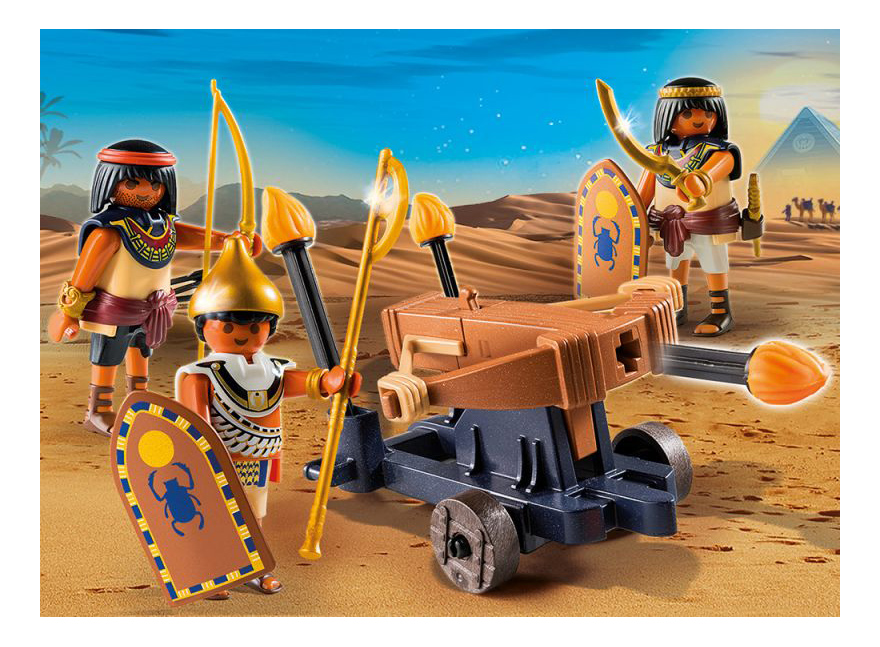 фото Игровой набор playmobil playmobil египетский солдат с баллистой