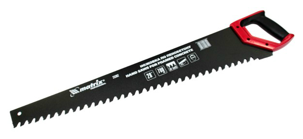 Ручная ножовка по пенобетону MATRIX 23382 ножовка по пенобетону rexant 500 мм защитное покрытие двухкомпонентная рукоятка