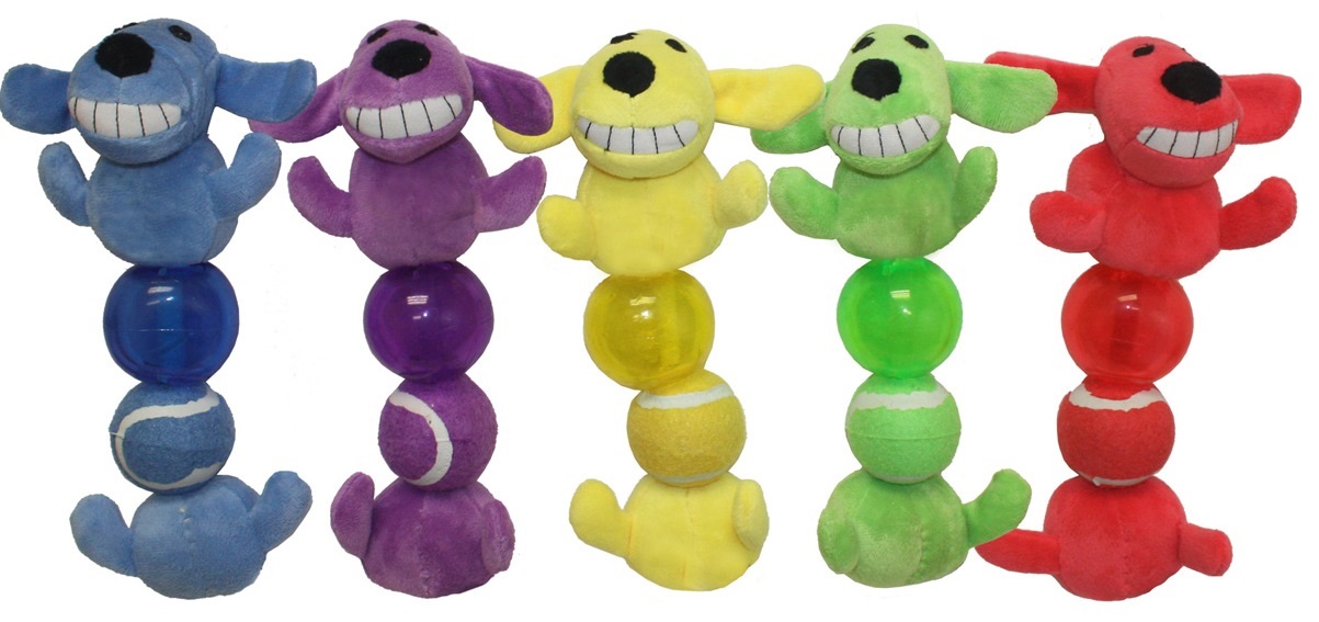 

Игрушка-пищалка для собак V.I.Pet Loofa Собака-гусеница 2 пищалки, в ассортименте, 25 см, Собака-гусеница с двумя пищалками 25 см