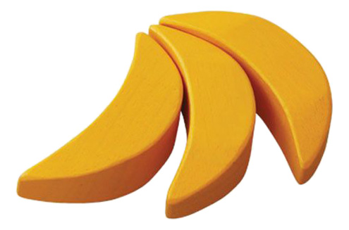 фото Деревянная игрушка для малышей plantoys банан желтый