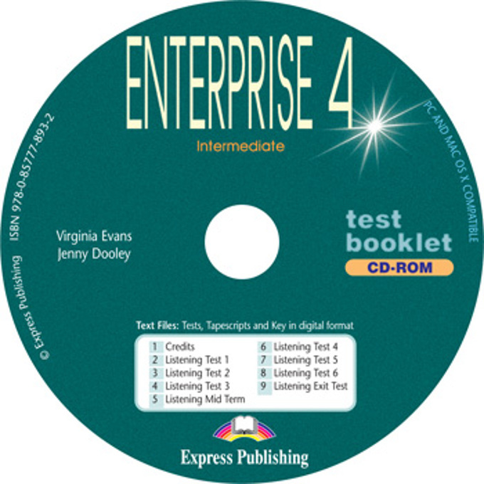 

ENTERPRISE 4 Test Booklet CD-ROM