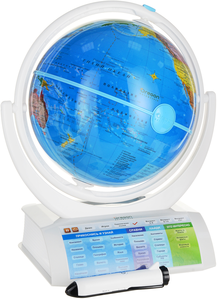 

Интерактивная игрушка Oregon Scientific Умный глобус SG338R, Scientific