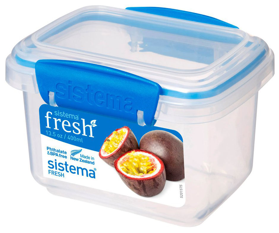 

Контейнер Sistema Rectangle Fresh 921540 Синий, Синий;прозрачный