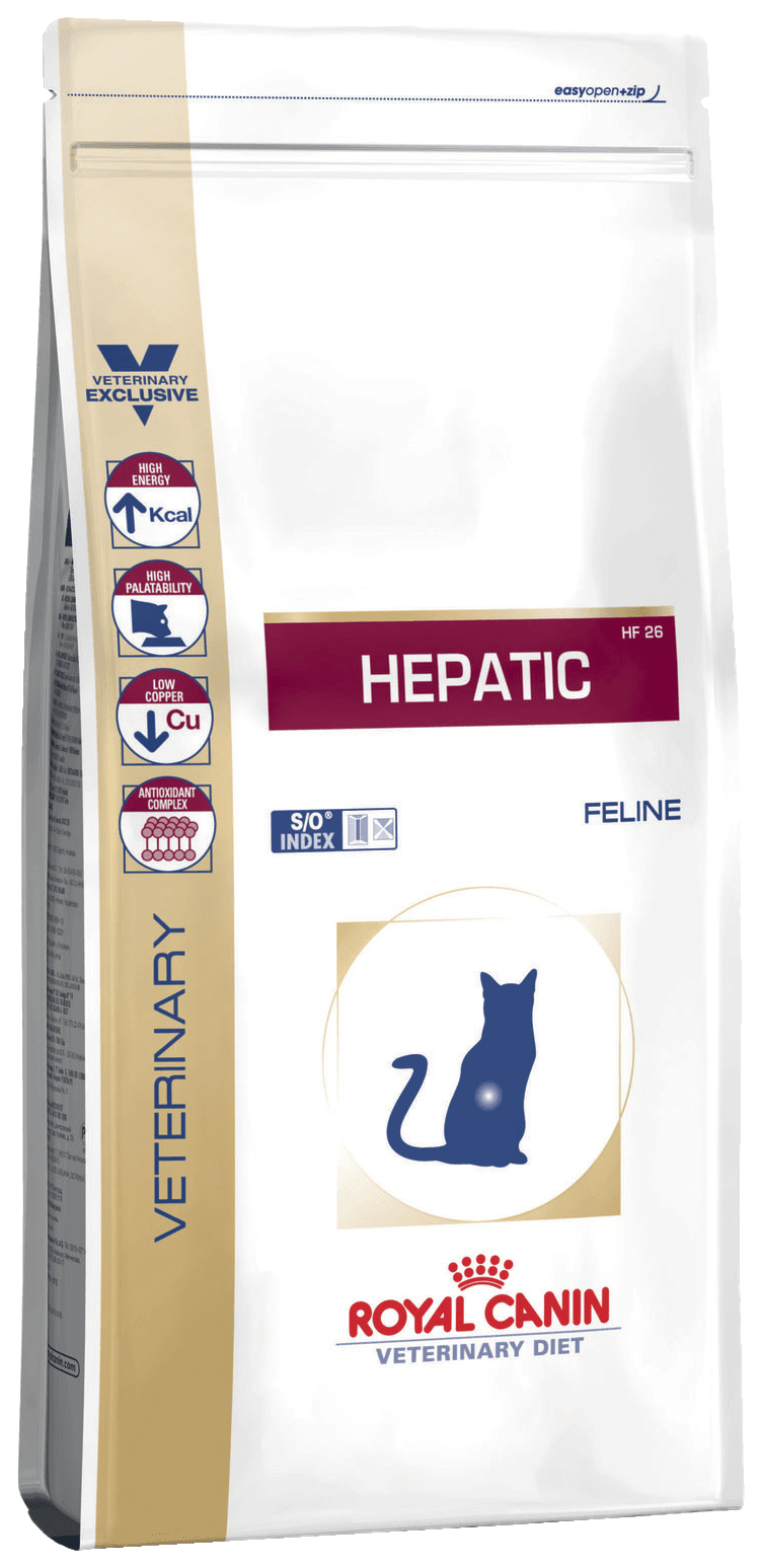 фото Сухой корм для кошек royal canin hepatic, при заболеваниях печени, мясо, 0,5кг