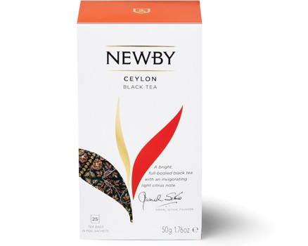 Чай черный Newby ceylon 25 пакетиков