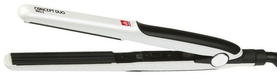 Щипцы-гофре Dewal Concept Duo Pro-Z 03-029Z White щипцы гофре hairway spin crimp 50w 04009