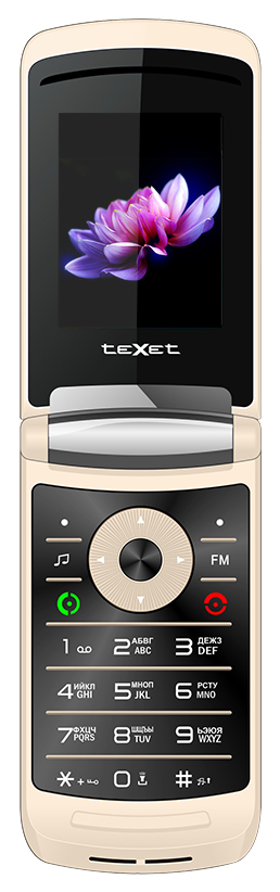 

Мобильный телефон teXet TM-402 шампань, TM-402