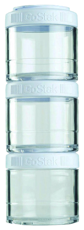 фото Банка blenderbottle gostak 3 кам. 100 мл белый