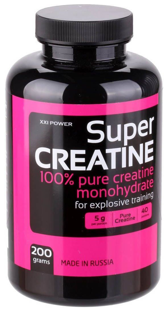 фото Креатин xxi power super creatine, 200 г, unflavored