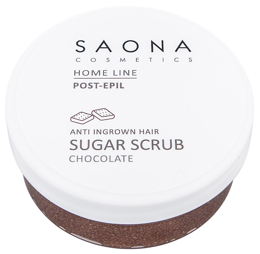 Сахарный скраб Saona Cosmetics шоколадный против вросших волос 300 мл смесь для выпечки с пудовъ торт шоколадный в микроволновке 290г