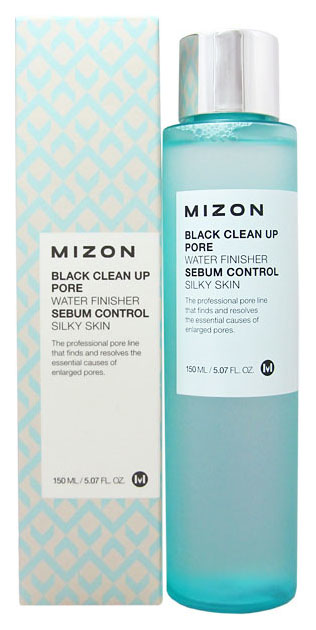 

Тоник для лица Mizon Black Clean Up Pore Water Finisher 150 мл, Black Clean Up Pore Water Finisher