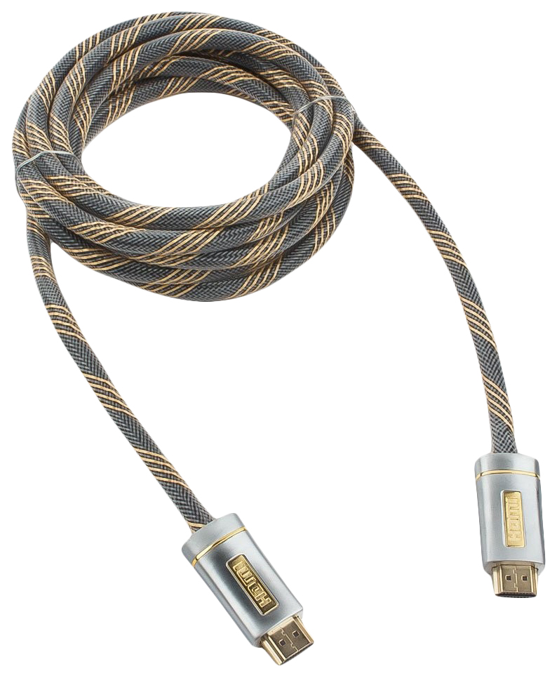 фото Кабель gembird hdmi - hdmi, 3м grey (cc-p-hdmi02-3m)