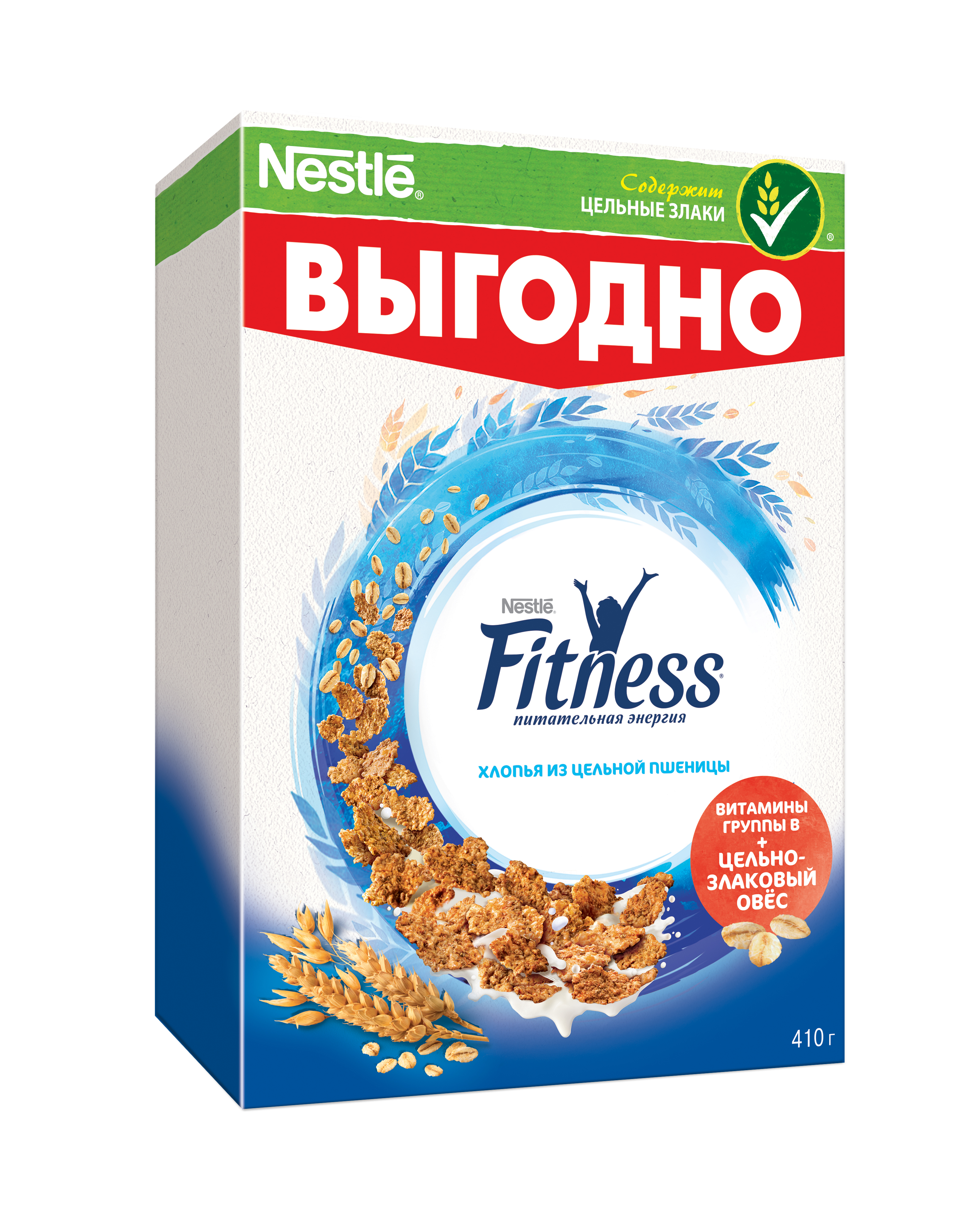 фото Готовый завтрак nestle fitness 410 г