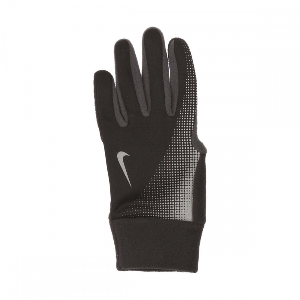 фото Перчатки nike men's tech thermal running gloves, черные/серые, xl