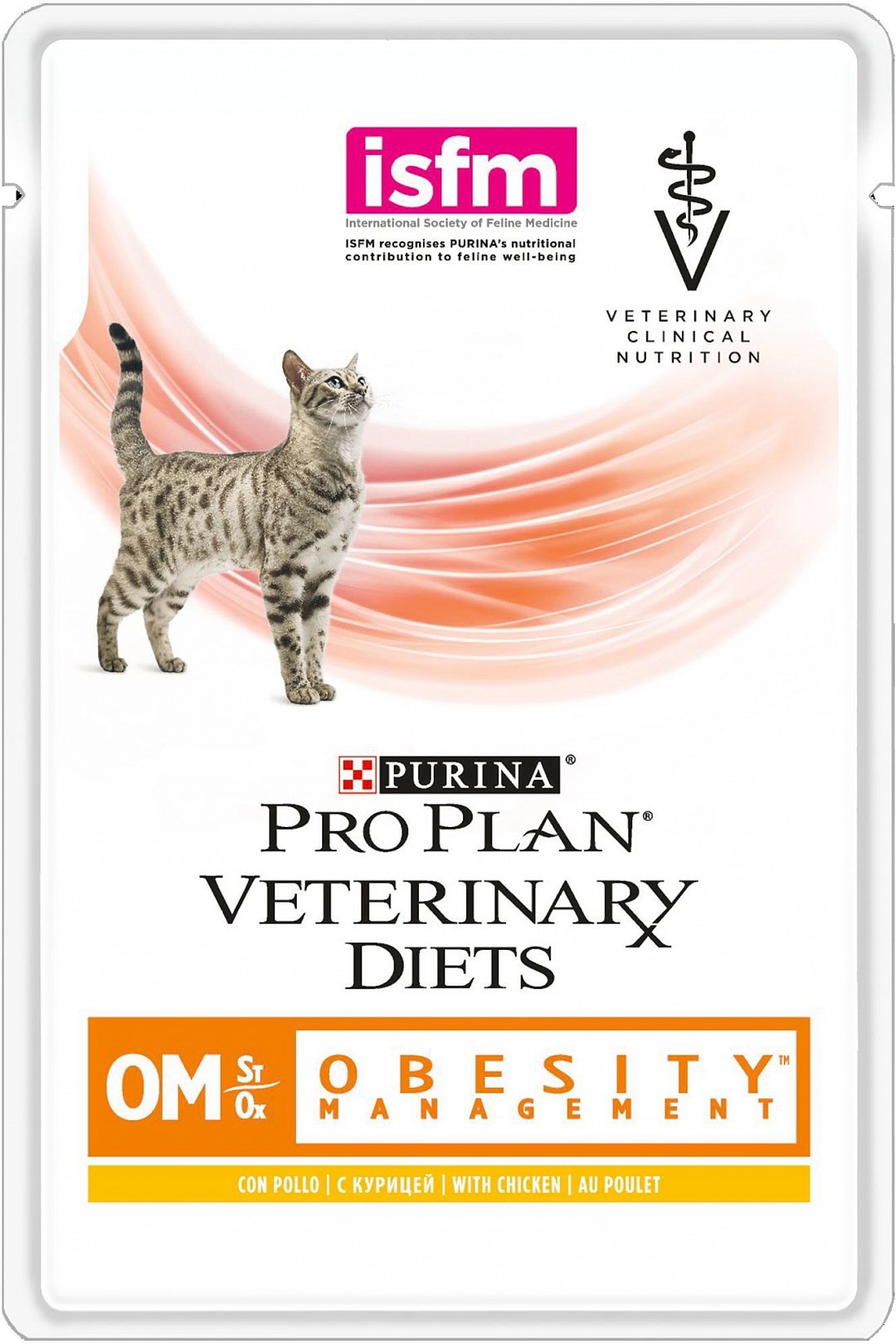 фото Влажный корм для кошек pro plan veterinary diets om st/ox obesity management, курица, 85г