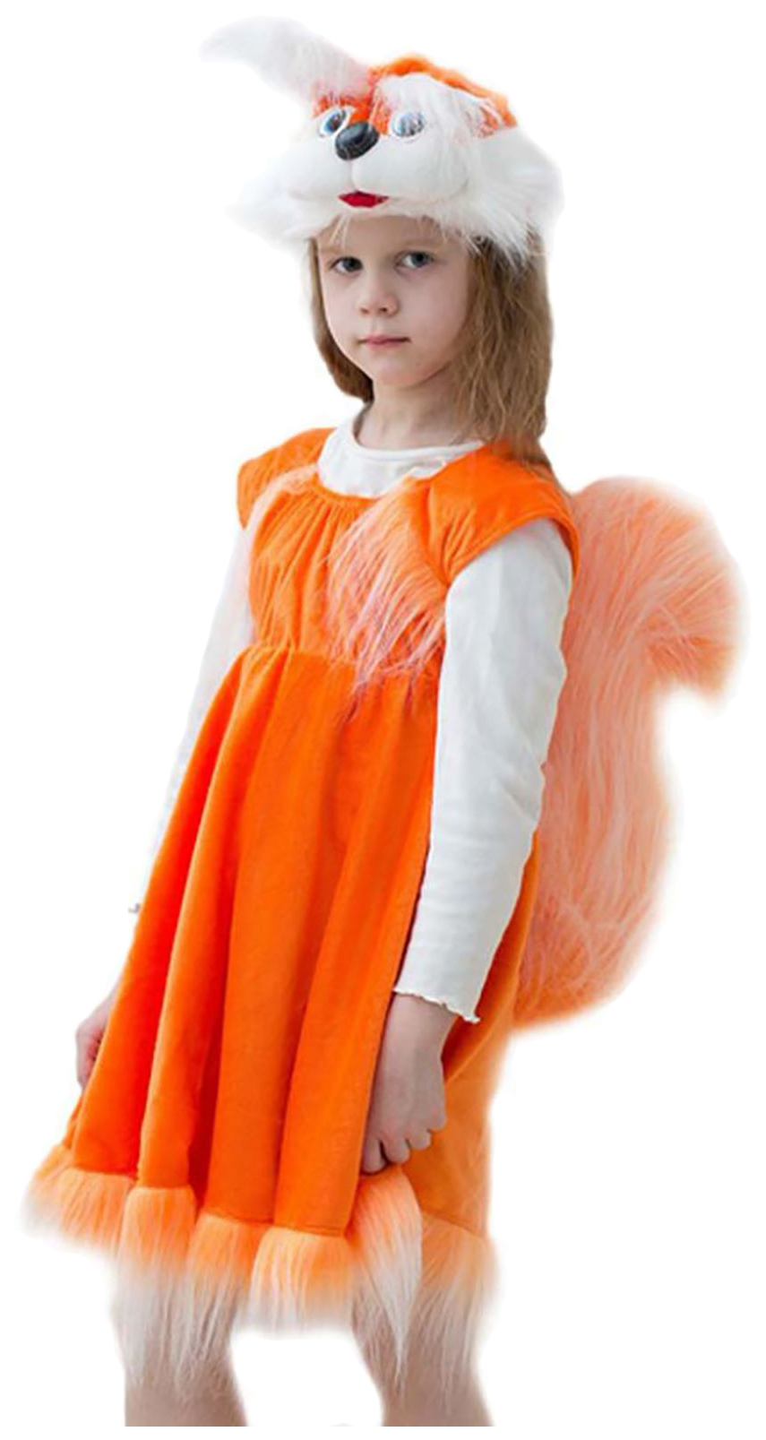 Карнавальный костюм Бока Белка, цв. оранжевый р.104