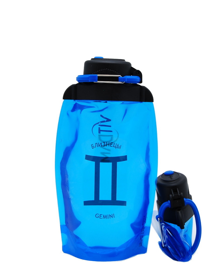 Бутылка Vitdam B050BLS-1207 500 мл синяя gemini