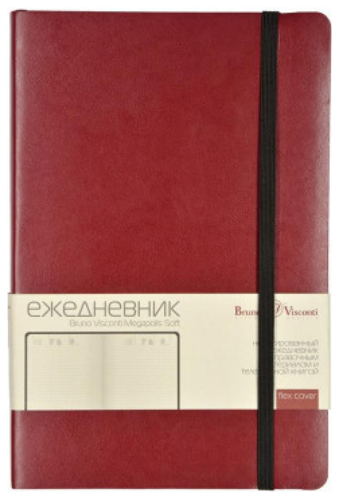 

Ежедневник Bruno Visconti 3470-05 Megapolis Soft недатированный A5